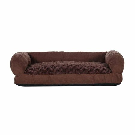 NEW AGE PET Buddys Memory Foam Dog Bed Cushion, Brown - Large CSH303L